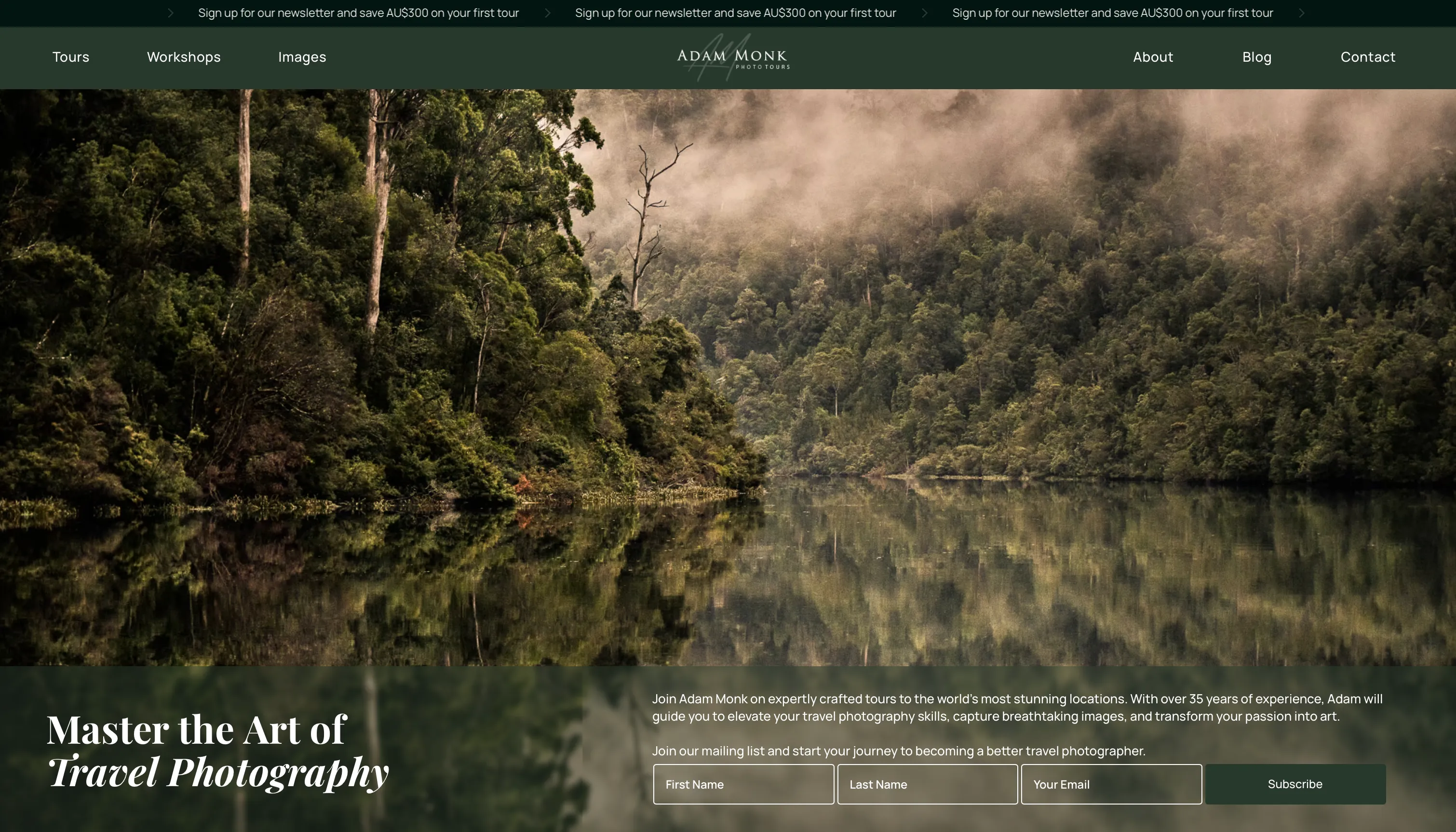 Adam Monk website project