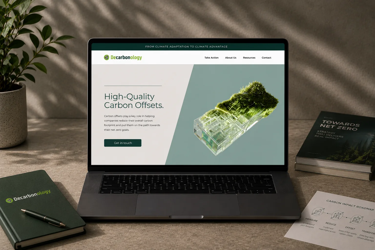 Decarbonology website screenshot