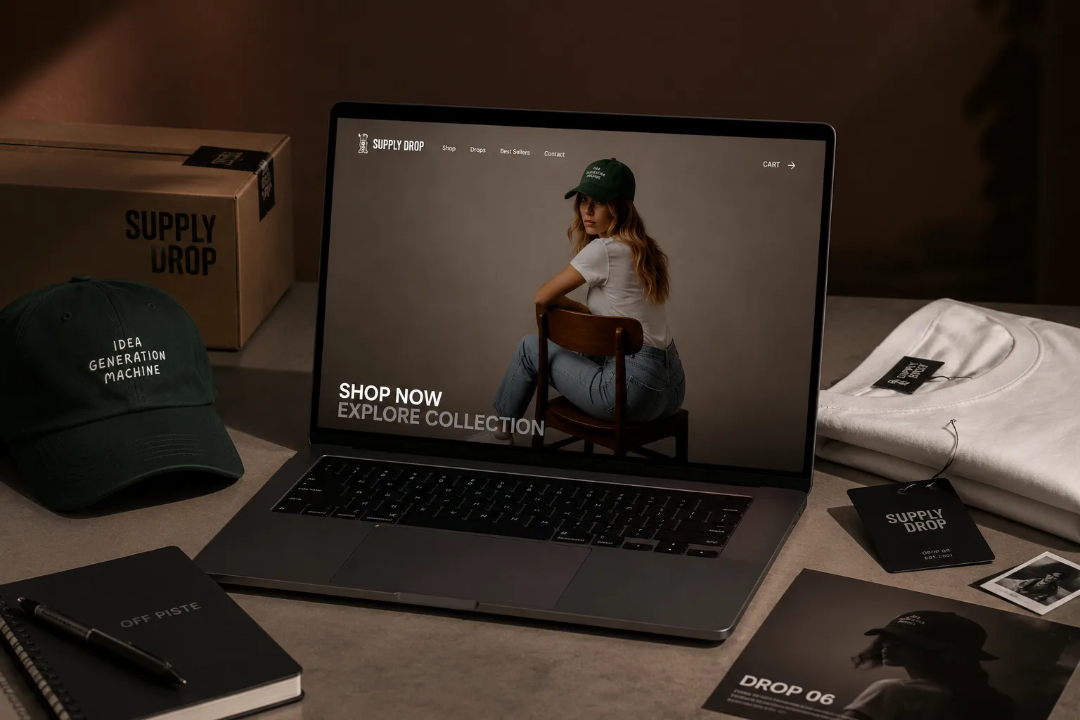 Supply Drop website screenshot